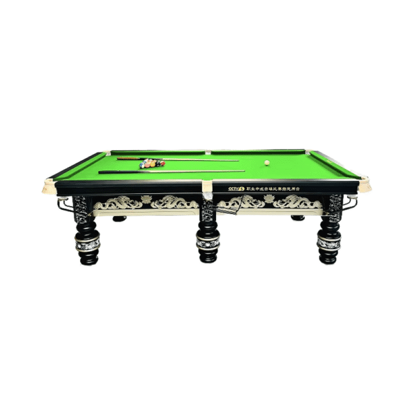 Saistet “Golden Dragon” Professional Pool Table – Alloy & Oak Hybrid, Tournament Standard