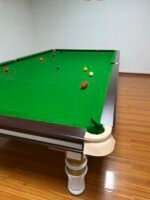 Luxury Steel Cushion Heavy-Duty 50mm Slate Snooker & Billiard Table 12FT for Large Game Room & Entertainment - Image 4
