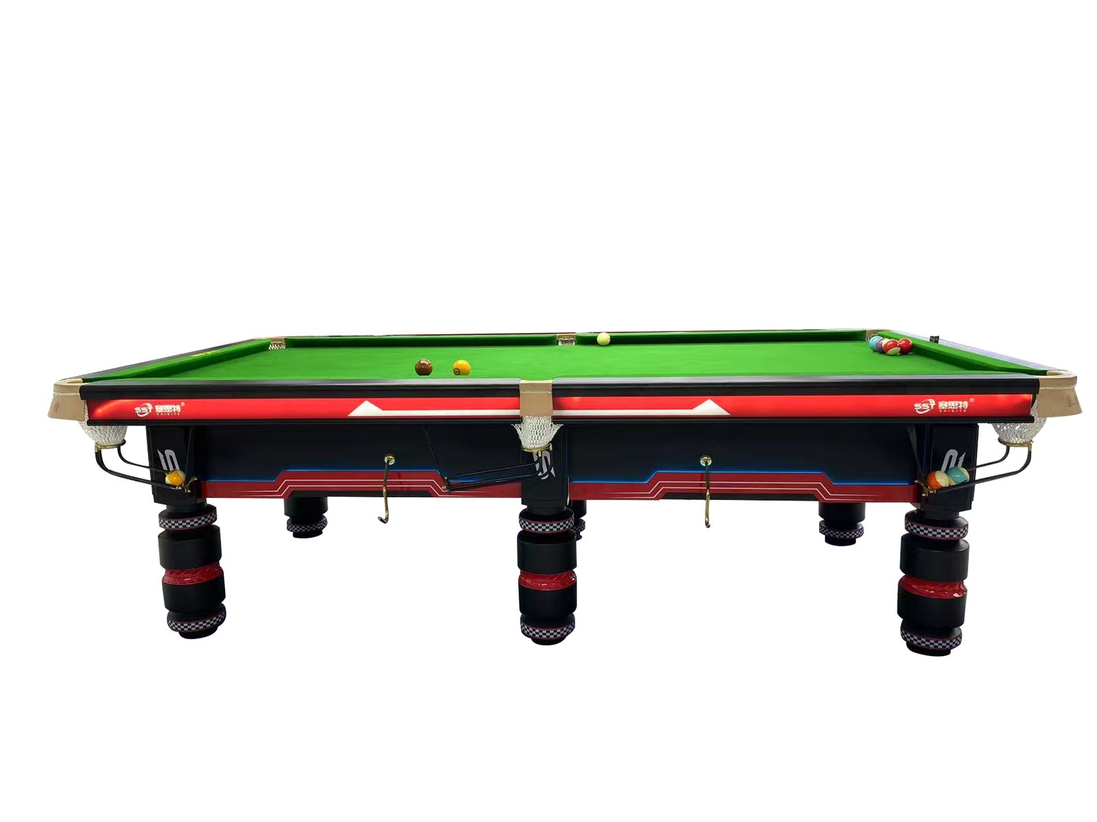 37 Billiard Table Factory Direct Price 7FT 8FT 9FT Wooden Sport Marble Slates Billiard Pool Table - Image 1